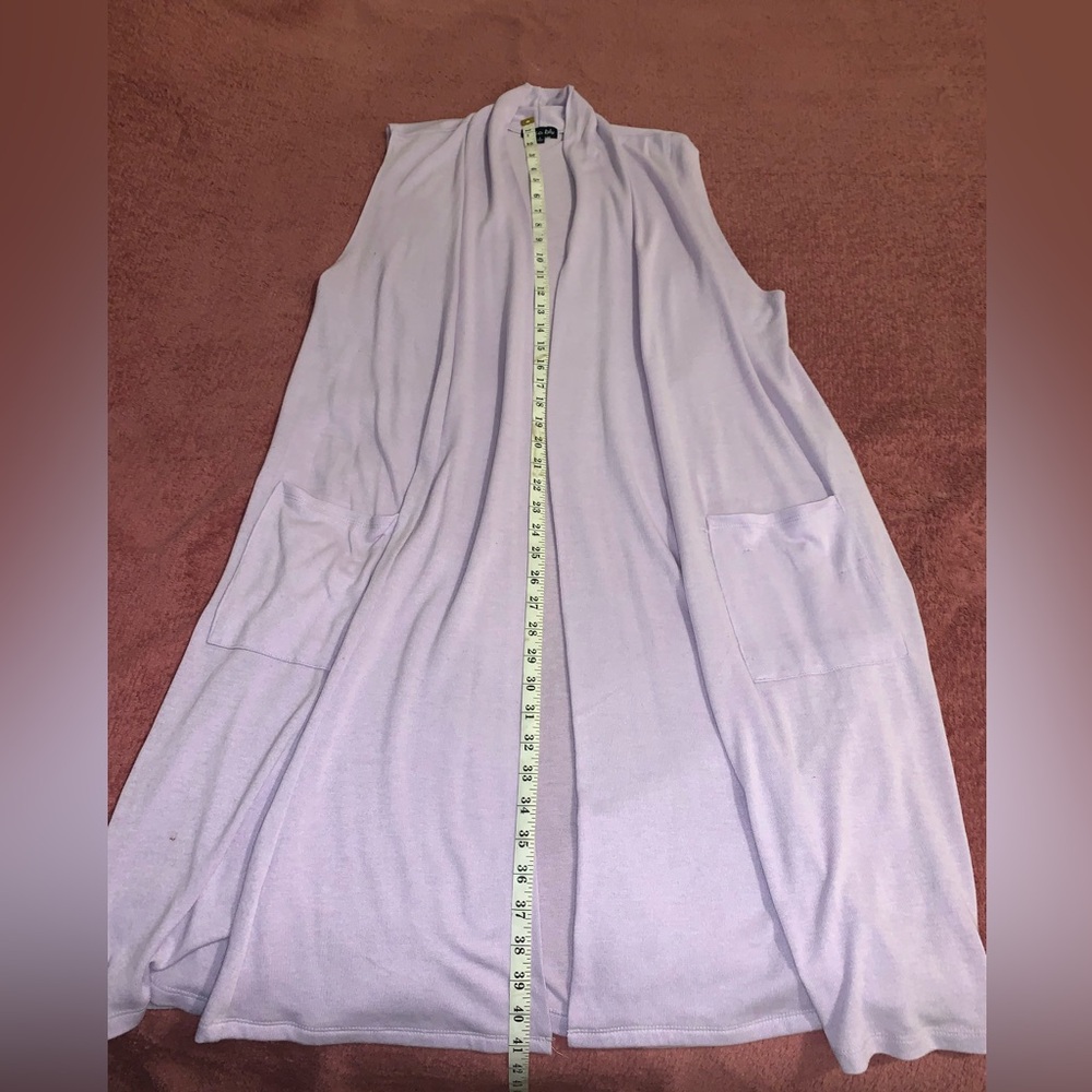 Lavender Sleeveless Dress with Pockets